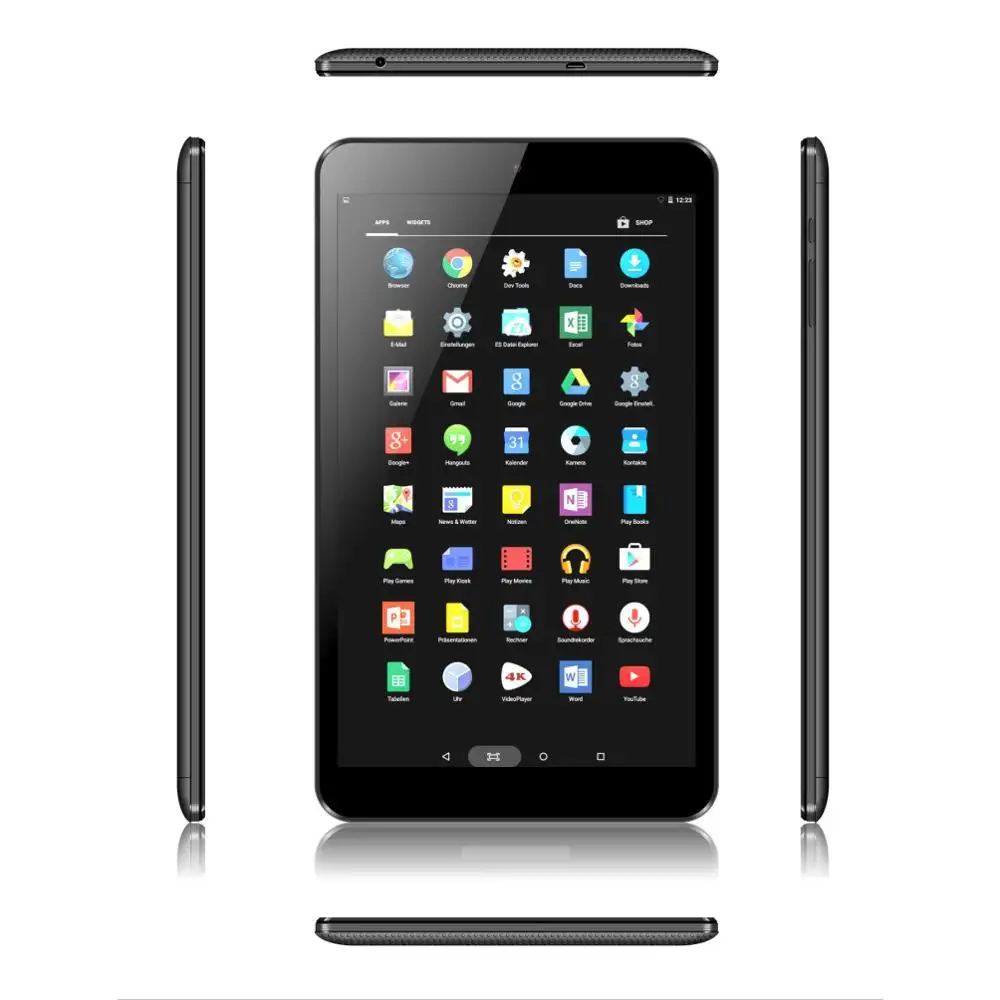 4 аппарат не привязан к оператору сотовой связи 8 дюймов 800*1280 IPS Android 7,0 планшет 32G планшетный ПК с функцией NFC прочный промышленный планшетный ПК