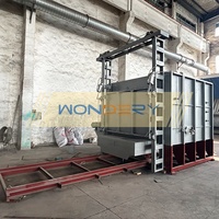 WONDERY prix d'usine chauffage électrique voiture bas chariot Type Bogie foyer four pour processus de séchage