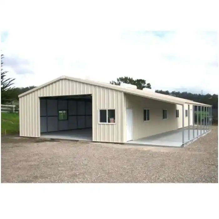 Low price of Prefabricated house light steel frame shed workshop warehouse steel Structure Plans drawing