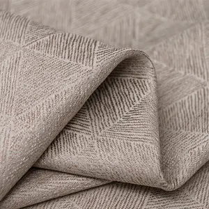 ZhongHua-cortina de tela Jacquard de estilo lujoso para sala de estar