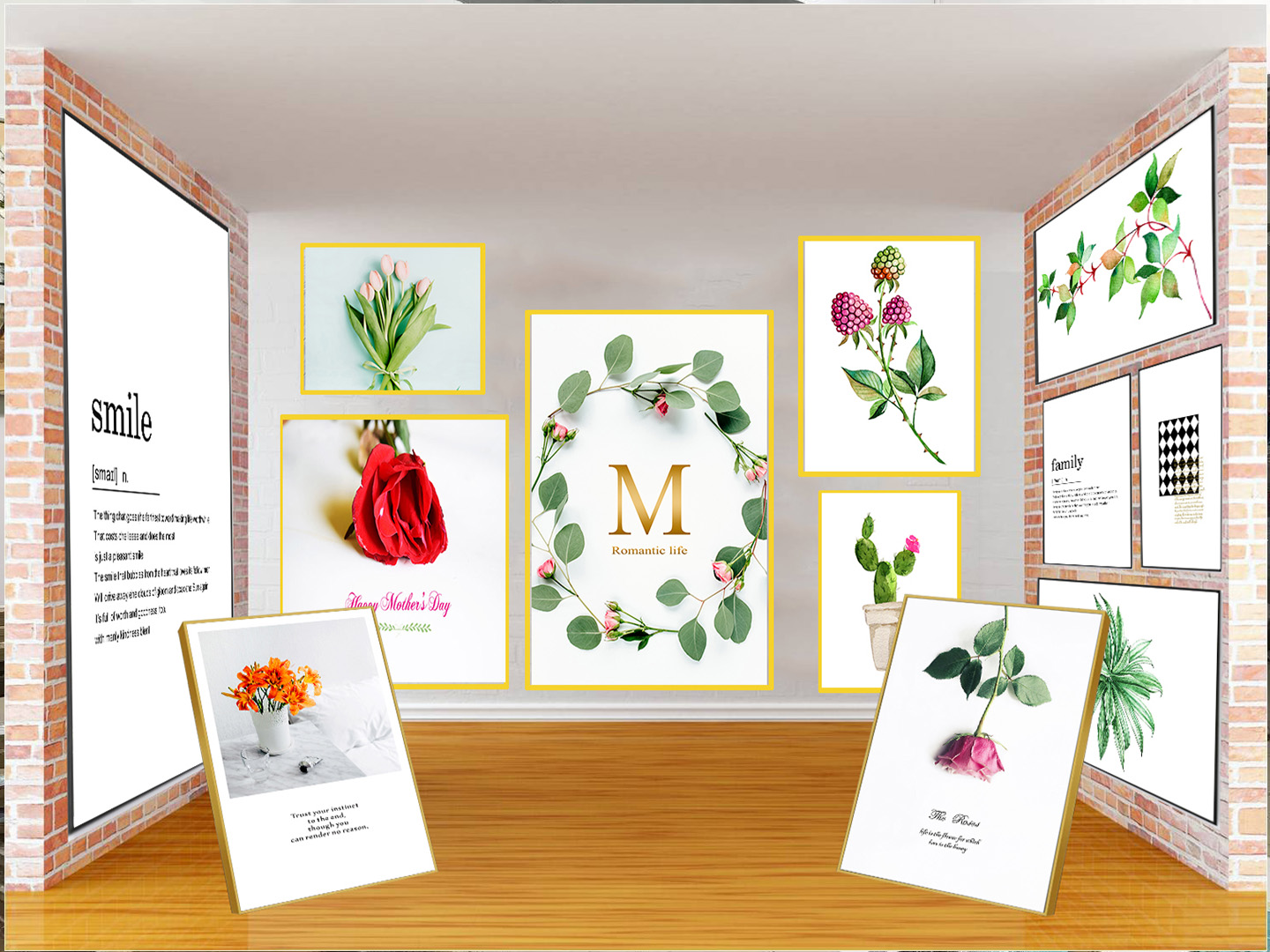 Butterfly girl abstract art painting print poster prints decorative painting