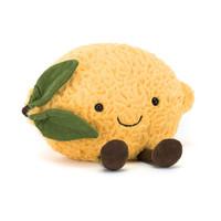 Peluches Adorables Citron Jelly Cat 2026 Nouvelle Série Amuseables Jouets en Peluche Alimentaire Poupées Citron Amuseables Cadeau Parfait pour Anniversaire