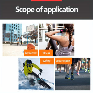 Coudières de sport et de fitness, lot de 2, avec sangles antidérapantes - Product Image 2