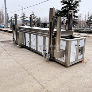 Thương mại nhỏ liên tục gas sâu frier máy tự động lọc dầu ngành công nghiệp sâu thịt thịt xông khói nồi chiên với băng tải - Product Image 4