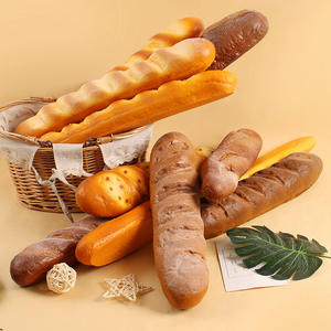 Pu artificiel simulé miettes rempli pain Squishy rebond lent pain décoration alimentaire Desserts fruits pain modè<span class=keywords><strong>les</strong></span> Toast Baguette - Product Image 5