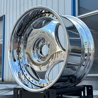 Jantes forgées en alliage 2 pièces à triple chrome et à déport profond, 18, 19, 20 pouces, entraxes 5x114.3 et 5x120, pour W124, W140, R129, W126, R107, W210, W202