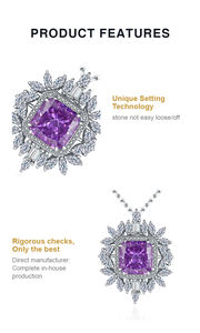 قلادات نسائية من OUCHEN ، مجوهرات من الماس المزروع في المختبر ، سلسلة حقيقية صلبة 14K 18K - Product Image 6