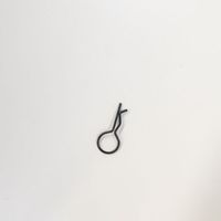 Goupilles en R de taille personnalisée, noires, à ressort, type R