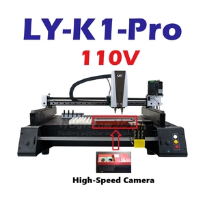 Mini automatique SMT <span class=keywords><strong>Pick</strong></span> <span class=keywords><strong>and</strong></span> <span class=keywords><strong>Place</strong></span> Machine Chip Mounter LY-K1/K1-PRO Triple Vision caméra système haute vitesse bureau LED SMD - Product Image 4