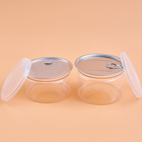 Contenants à dessert en PET transparents personnalisables avec logo, 100 ml, 200 ml, 250 ml, boîtes à gâteaux en plastique avec couvercle facile à ouvrir, pots à glace