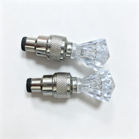 Lampe LED néon fluorescente étanche haute luminosité pour valve de roue, décoration de pneu de VTT et vélo de route, installation facile sans outils