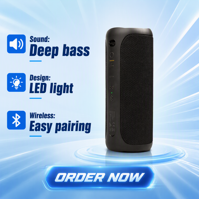 OEM ODM 40W Wireless Speaker IP67 Waterproof Dustproof Subwoofer Extra Bass Stereo Party Portable