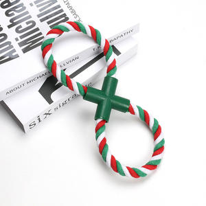 Movimento interattivo giocattoli per animali domestici mordono corda di cotone tirata a mano sollievo noia denti molari morso resistente corda cane giocattolo - Product Image 3