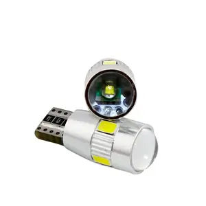 Canbus LED T10 señal w5w LED ancho lateral advertencia coche bombillas 12V cuña PC tablero aluminio luz para disipación de calor rápida