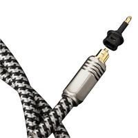 Cable Óptico S/PDIF para Subwoofer, Conectores de Aleación de Zinc Chapados en Oro, Combinación de PVC para PS4/Xbox, Computadora, Cámara, Micrófono