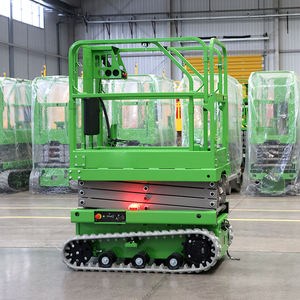 Nuevos Productos Populares Elevador de Tijera Hidráulico Eléctrico Autopropulsado de Media Altura Todo Terreno Portátil y Pequeño de 320 kg - Product Image 1