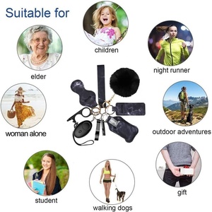 Abridor de botellas de anillo para hombre a granel, accesorios personalizados promocionales, llavero de autodefensa de seguridad de Metal para mujer - Product Image 6