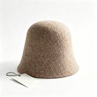 Chapeau de sauna en pure laine, fait main, en feutre, résistant aux hautes températures, chapeau de protection pour la tête, accessoire essentiel pour la salle de sauna