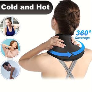 Neck <b>Ice</b> <b>Pack</b> Wrap Reusable <b>Gel</b> <b>Ice</b> <b>Packs</b> Cervical Injuries Pain Relief Flexible Cold Hot Compress Therapy Shoulder Swelling - Product Image 5