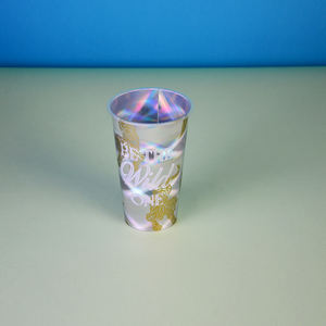 Gobelet en plastique jetable moulé par injection en PET avec revêtement laser pour boissons froides - Product Image 4