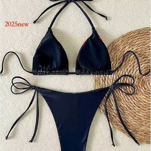 เซ็ตชุดว่ายน้ำพิมพ์ลาย3D ชุดสุดอินเทรนด์เปิดหลังลายฉลุเซ็กซี่ปี2025 - Product Image 2