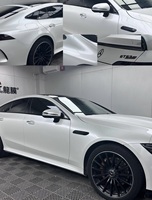 Film de protection de carrosserie (PPF) auto-cicatrisant en vinyle blanc nacré effet métal liquide TPU de qualité supérieure pour l'installation facile par les fournisseurs de services de detailing automobile