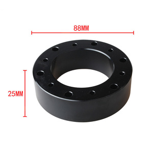 Aluminum Alloy Steering Wheel <b>Spacer</b> 88mm PCD 25mm Thickness Black for Car Retrofit Upgrade - Product Image 1