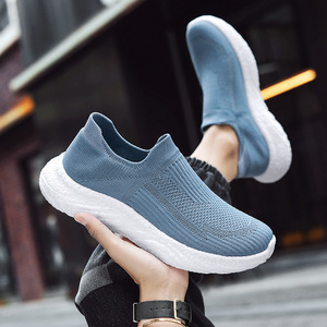 Chaussures de marche et de <span class=keywords><strong>jogging</strong></span> unisexes pour homme et femme, légères, souples, en maille, avec amorti, style chaussettes - Product Image 3