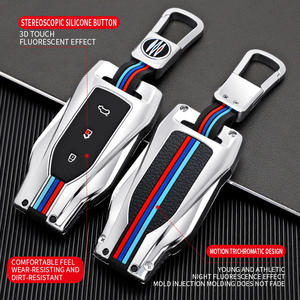 Étui de protection pour clé de voiture en alliage de zinc et gel de silice pour Leopaard MATTU KOMI KYLIN CS9 CS10, porte-clés, accessoires de sac - Product Image 2