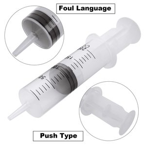 Grande <span class=keywords><strong>seringue</strong></span> 200ml Grande <span class=keywords><strong>seringue</strong></span> Grande avec adaptateur de tube et de couvercle <span class=keywords><strong>Seringue</strong></span> individuelle en plastique scellé 200cc pour la distribution de liquide - Product Image 3