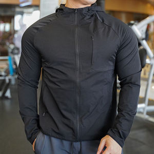 Venta al por mayor 2024, nuevo diseño, chaqueta con cremallera para exteriores, chaqueta de entrenamiento para correr, ropa deportiva para hombres, chaquetas para hombres - Product Image 2