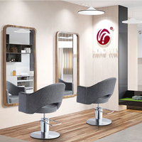 Meubles de salon de beauté Offre Spéciale design de mode luxueux avec bouton en cristal chaises de salon de coiffure et de maquillage à vendre