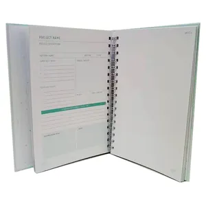 โรงงานโดยตรงขาย Filofax จำนวนมาก Budget SPIRAL A5 จุด Gird Journal