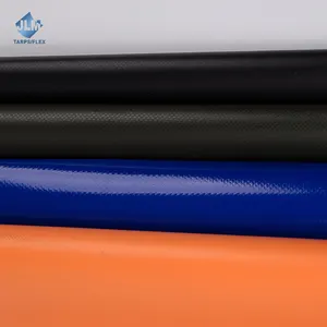 Custom Color Industrial Textile Polyester Coated Material Waterproof PVC Laminated Fabric