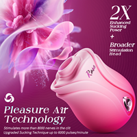 Jouet rose à 10 modes de succion et de vibration avec application IA, stimulateur clitoridien et mamelon, vibromasseur, jouet sexuel, bijou fétichiste pour femmes et couples