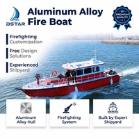 Bateau de lutte contre les incendies en aluminium Dookyu 13m, certifié CE, bateau de sauvetage à grande vitesse pour les services maritimes et fluviaux, vente directe d'usine