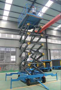 Lift Aerial baja listrik dalam ruangan, Lift 3m 5m mendorong sendiri gunting Mini angkat listrik hidrolik - Product Image 3