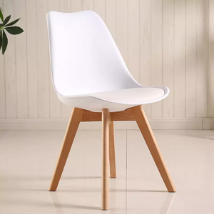 JXT Vente en gros <span class=keywords><strong>de</strong></span> chaises <span class=keywords><strong>de</strong></span> salle à manger modernes <span class=keywords><strong>de</strong></span> style <span class=keywords><strong>scandinave</strong></span> à bas prix, chaises en plastique avec pieds en bois - Product Image 4