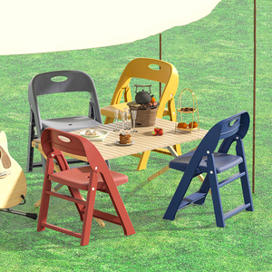 <span class=keywords><strong>Chaise</strong></span> d'enfant pliable en plastique empilable portable de haute qualité pour scénarios multiples - Product Image 3