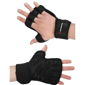 Amazon sıcak satış tam eldiven koruma ekstra kavrama 937 Gym özel ağırlık kaldırma spor eldiven spor salonu