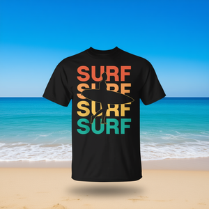 Camiseta de Surf con Diseño de Surf y Gráficos Coloridos, Ropa Casual para Hombre - Product Image 3