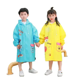 casacos estação chuvosa Suppliers-Casaco de chuva para crianças, capa com design moderno para brincadeiras ao ar livre, estação chuva