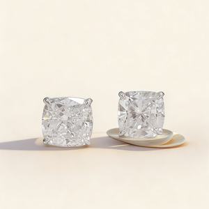 Boucles d'oreilles solitaires en <span class=keywords><strong>diamant</strong></span> créé en laboratoire certifié IGI GIA <span class=keywords><strong>1</strong></span>-<span class=keywords><strong>2</strong></span> carats, en or massif 18k 14k, bijoux fins - Product Image 1