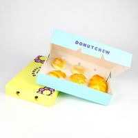 Boîte en papier Taiyaki avec logo personnalisé pour gaufrier japonais en forme de poisson Emballage Taiyaki à emporter
