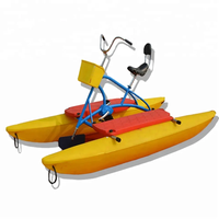 Prix le moins cher eau Pedalo vélo acuatica de pédale gonflable flottant vélo d'eau
