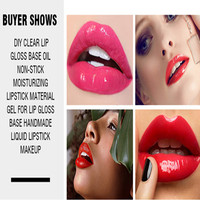 Langmanni 50ml 100ml Base de gloss transparente végane pour DIY, gel liquide hydratant mat pour les lèvres