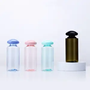 2023 Nieuwe Lege Cosmetische Verpakkingen 100Ml 150Ml 200Ml Toner Huisdier Plastic Fles Met Paddestoel Vormige Schroef Caps