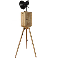 Photomaton portable vintage en bois pour iPad et appareil photo reflex numérique, kiosque à selfies personnalisable pour location événementielle (mariages, fêtes)