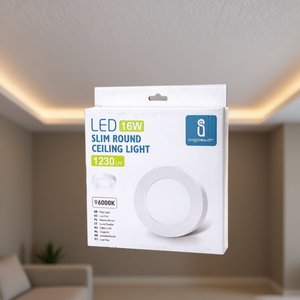 LED Slim Round Ceiling Light 16W 1230LM 6000K Day Light - Product Image 3