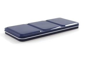 Boîte de rangement Portable vide, haute qualité, <span class=keywords><strong>12</strong></span> / 24 casseroles, étui <span class=keywords><strong>en</strong></span> étain pour peinture d'artiste, Palette métallique résistante pour aquarelle - Product Image 4